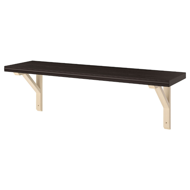 

Generic Wall Shelf Brown-Black/Aspen 80X20cm