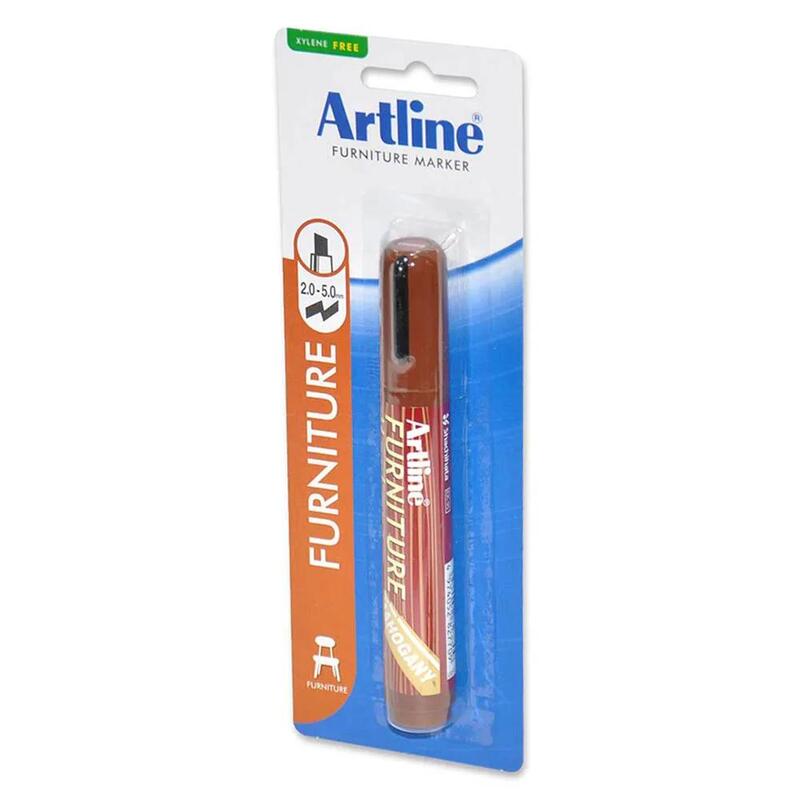 Artline Furniture Marker, 95 Mahogany, Blister Pack - ARMK95MAH-BP