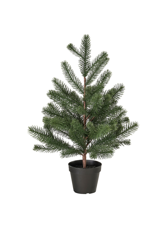 Artificial potted plant, in/outdoor/Christmas tree green, 12 cm