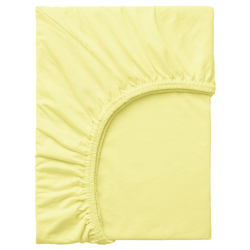 Fitted Sheet Yellow 80X130cm