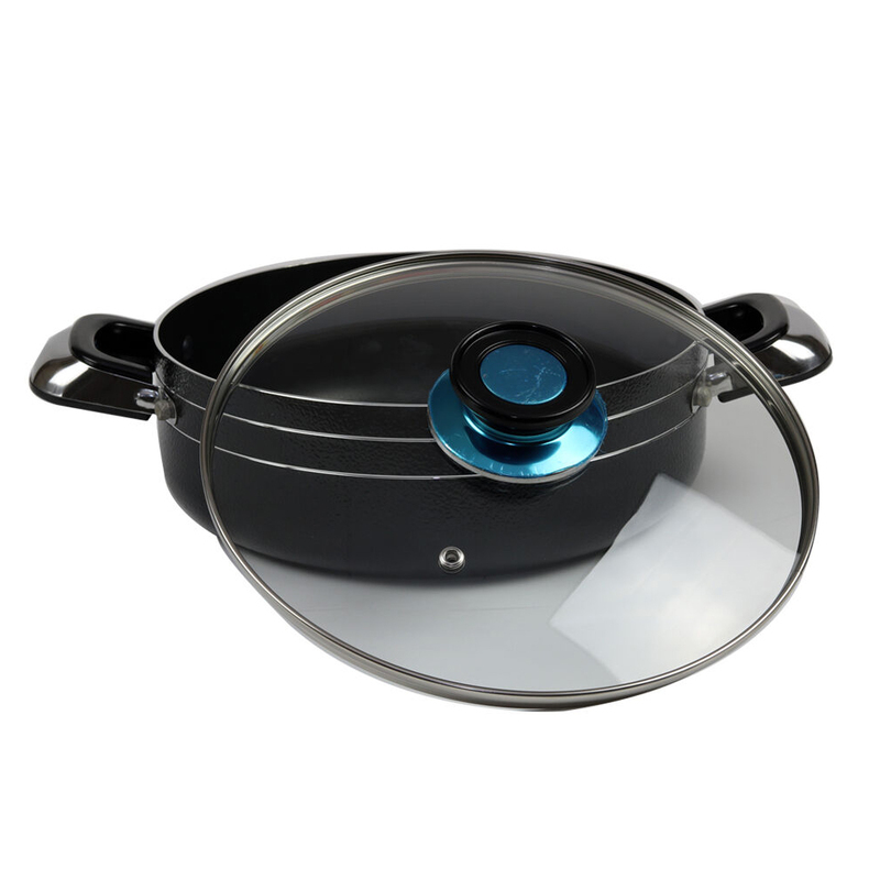 Kawashi'S High-Quality Cookware Dutch Oven With Glass Lid