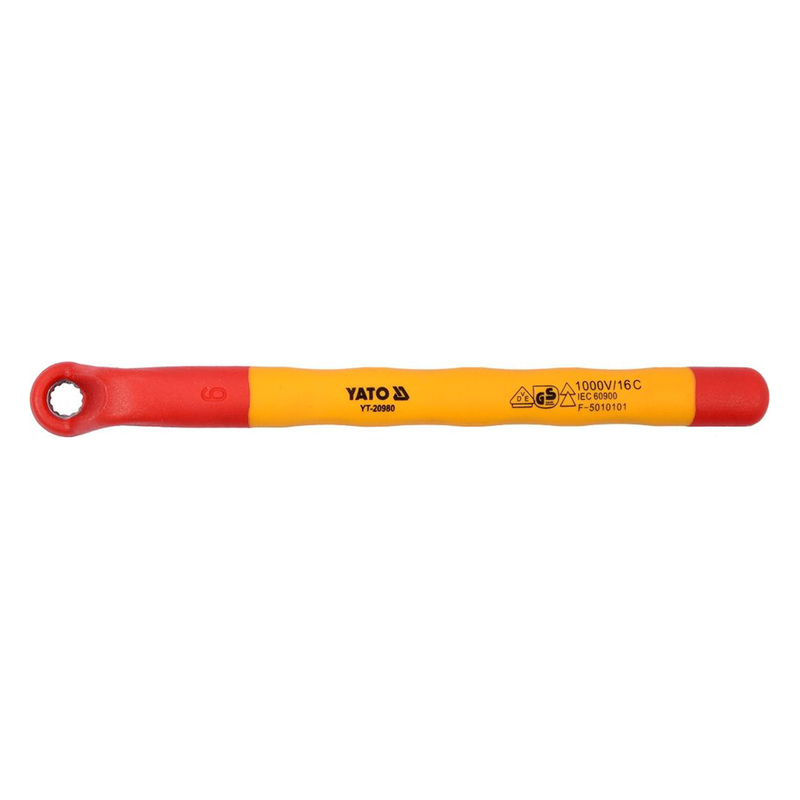 YATO Insulated Ring Wrench 6mm VDE-1000V YT-20980