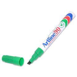 Artline Permanent Marker, Pack of 12,  Ek-90 2.0-5.0mm, Water Proof, Green - ARMK90XFGR