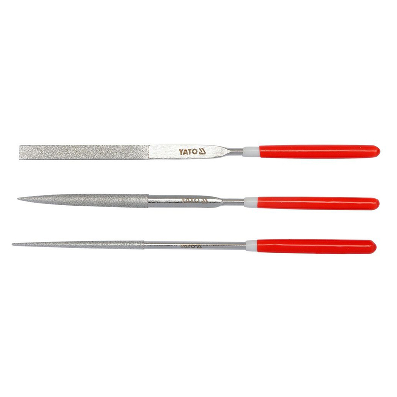 YATO 3Pcs Diamond Needle File Set 3X140X50mm YT-6143