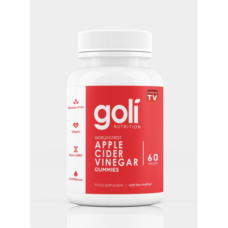 

As Seen on Tv Goli Nutrition Apple Cider Vinegar Gummies 60 Pieces