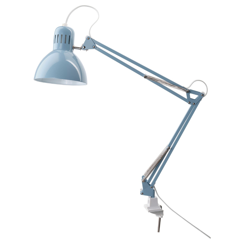 Work Lamp Can Easily Direct The Light Light Blue