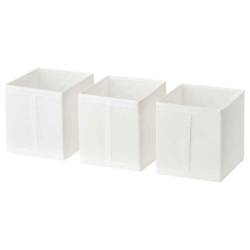 Box Easy To Pull Out As The Box Has A Handle White 31X34X33cm