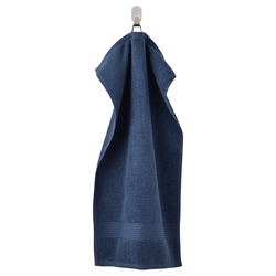 FREDRIKSJON Hand towel, dark blue, 40x70 cm