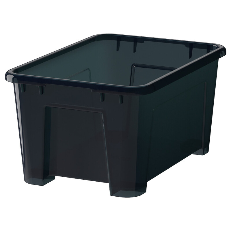 

Generic Box Made Of Coloured Transparent Plastic 28X19X14cm/5L