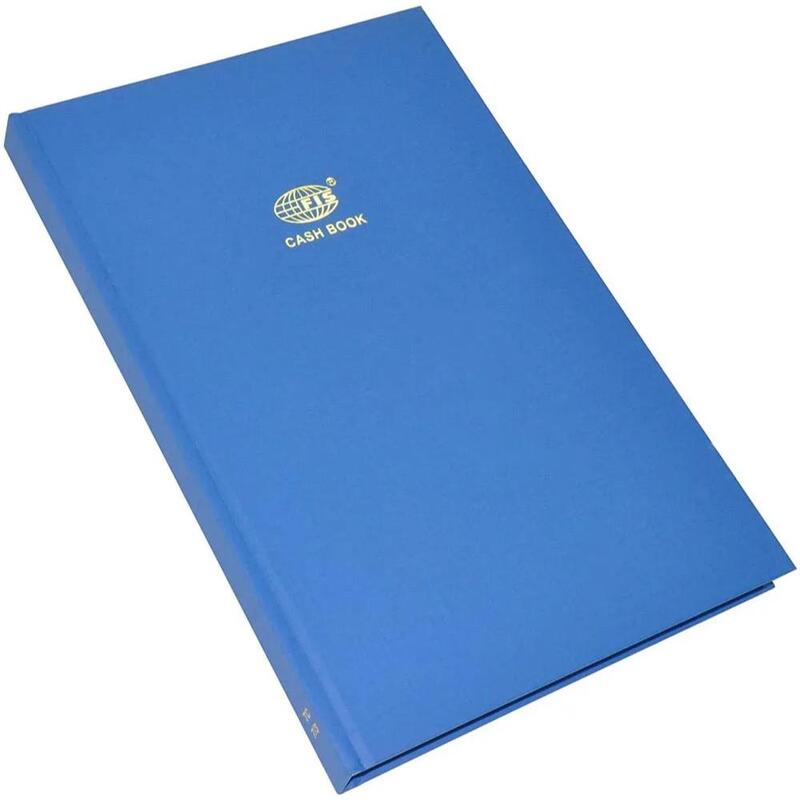 FIS Cash Book, Azure Laid Ledger Paper, FS (210 x 330 mm) Size, 3 Quire - FSACCTC3Q73