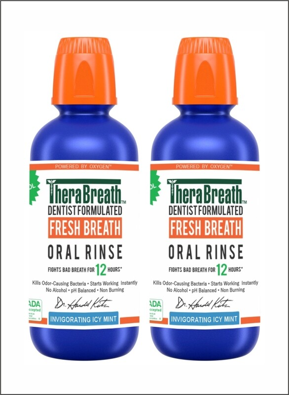

TheraBreath Healthy Gums Oral Rinse Invigorating Icy Mint, Pack of 2 for LongLasting Gum Health