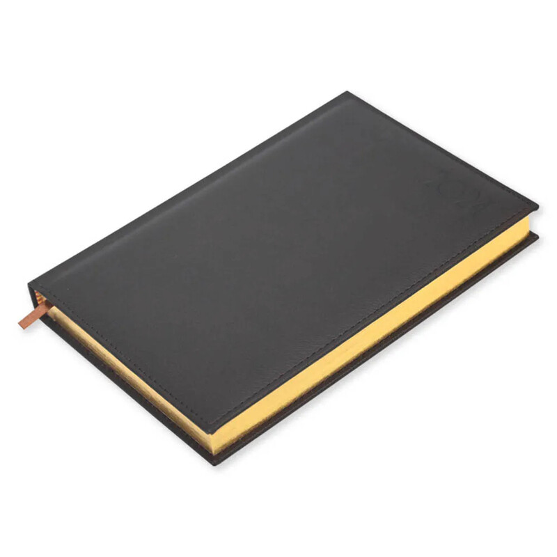 

Generic FIS Golden A5 Diary 2024 (English) Dark Brown - FSDI26EG24DBR