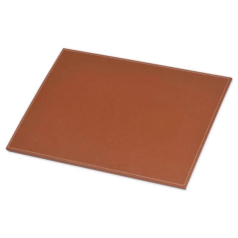 FIS Desk Blotter MDF Cover, Brown Color - FSDEMDF2637BR