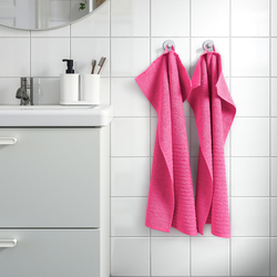 Hand towel, bright pink, 40x70 cm