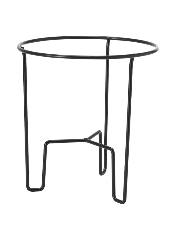 Plant stand, in/outdoor black, 21 cm