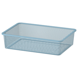 Mesh Storage Box Grey-Blue 42X30X10cm