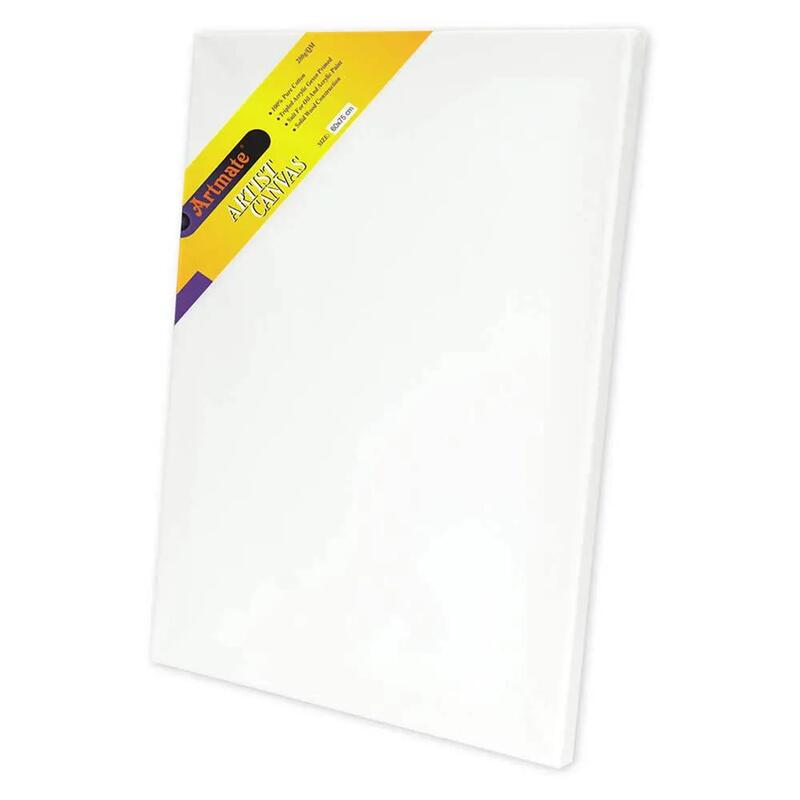 Artmate Stretched Canvases Back Stapled (280 GSM), 60X75cm Size - JIGNE09-6075