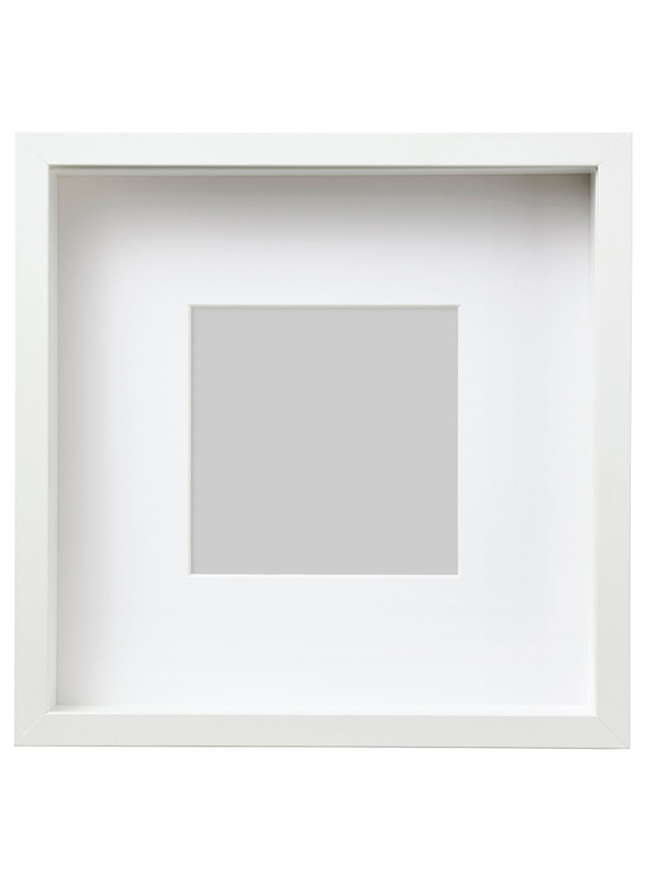 Frame, white, 25x25 cm