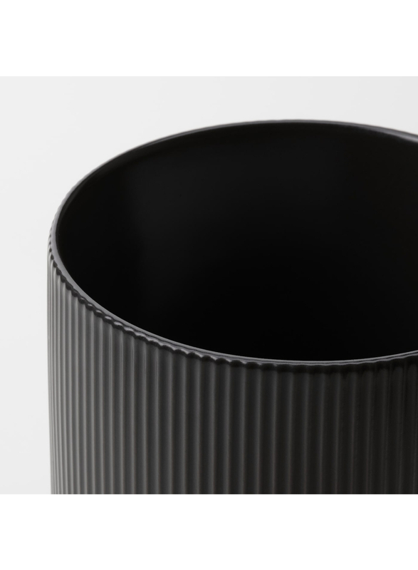 Plant pot, in/outdoor black, 12 cm