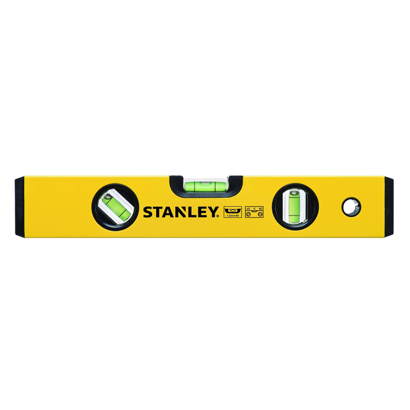 

Stanley Aluminium Standard Box Beam Level 30cm/12" with 3 Vials STHT42796