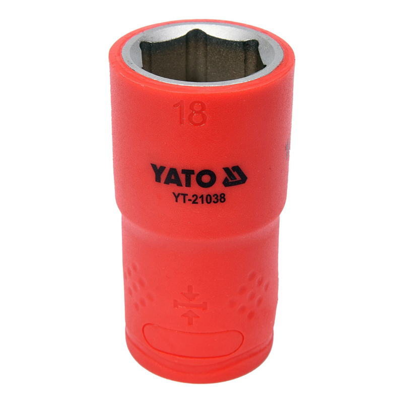 YATO Insulated Socket 1/2" 18mm VDE-1000V YT-21038