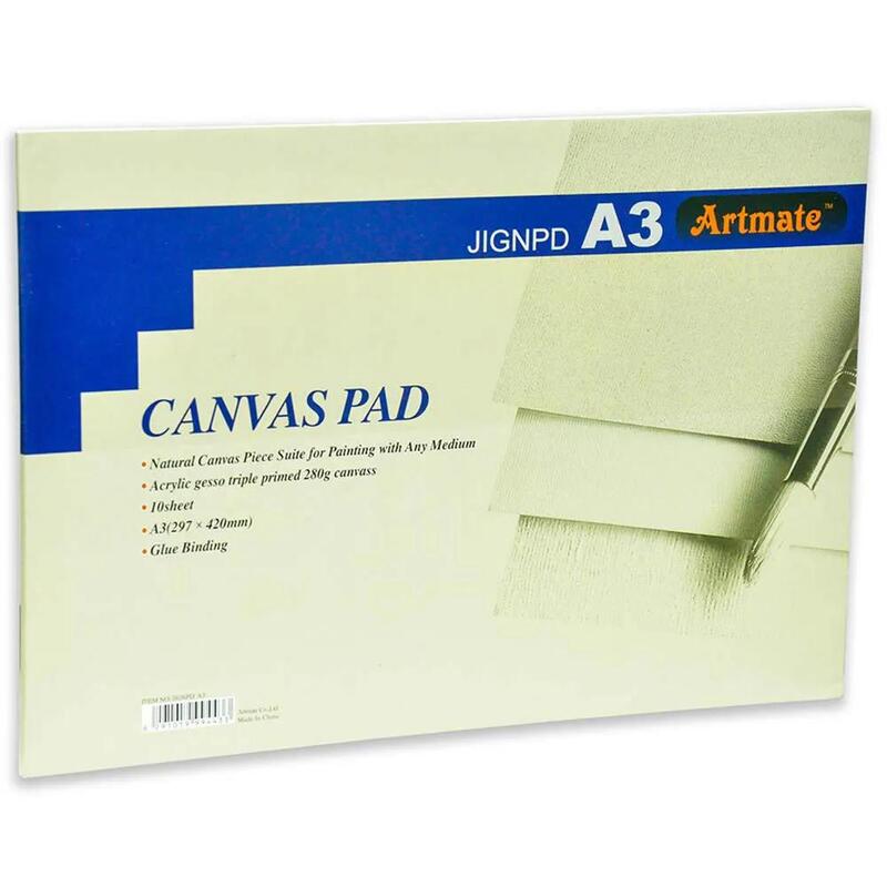 

Generic Artmate Canvas Pads, 280gsm, A3, 10 Sheets - JIGNPDA3