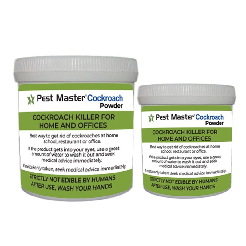 Pest Master Pack Of 2 Roach Insect Pest Control Powder Indoor & Outdoor Use 100g