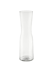 Vase, clear glass, 65 cm