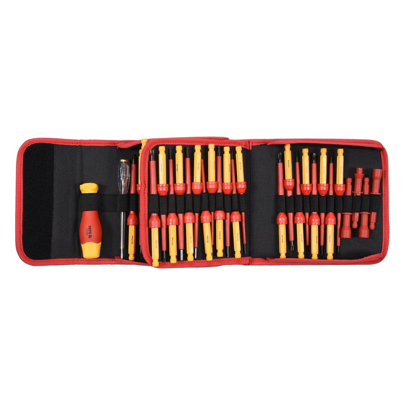 YATO Insulated Changeable Screwdriver Set 50pcs VDE-1000V YT-28293