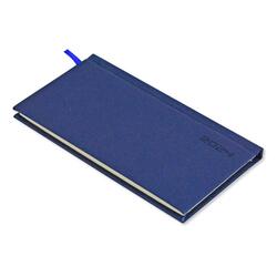 Fis 2024 Slim Diary,Italian Pu English, Hard Cover, Blue -FSDI57E24BL