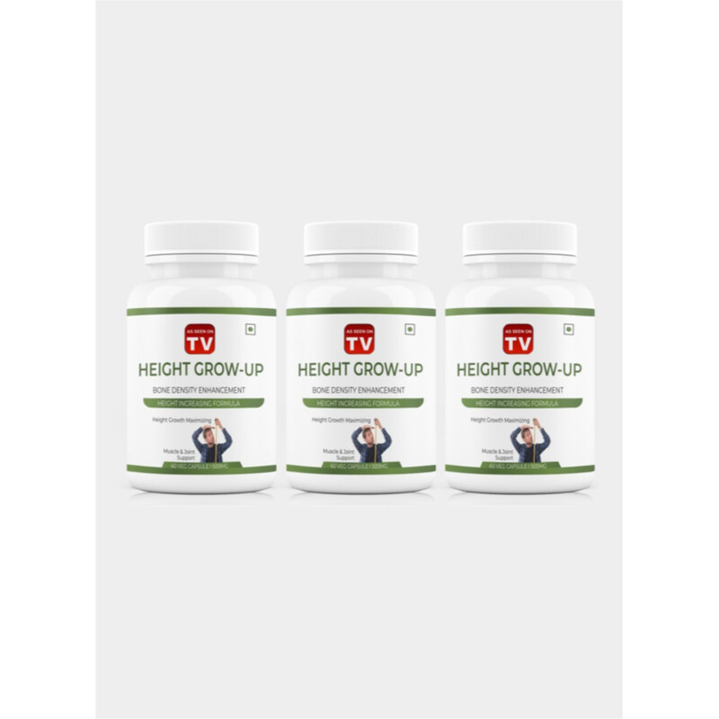 

AS SEEN ON TV Height Grow Up Bone Density Enhancement 60 Capsules 500mg of 3