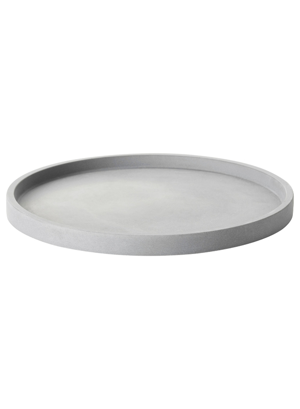 Saucer, in/outdoor light grey, 27 cm