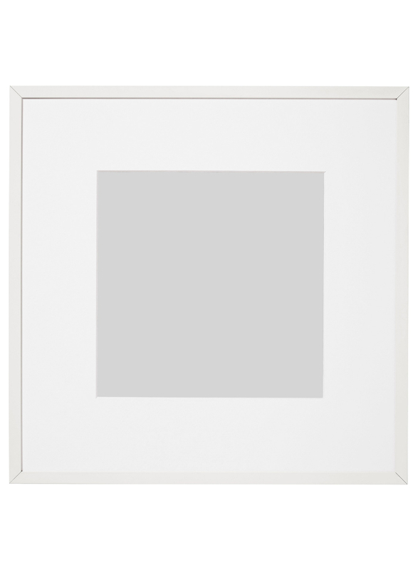 Frame, white, 32x32 cm