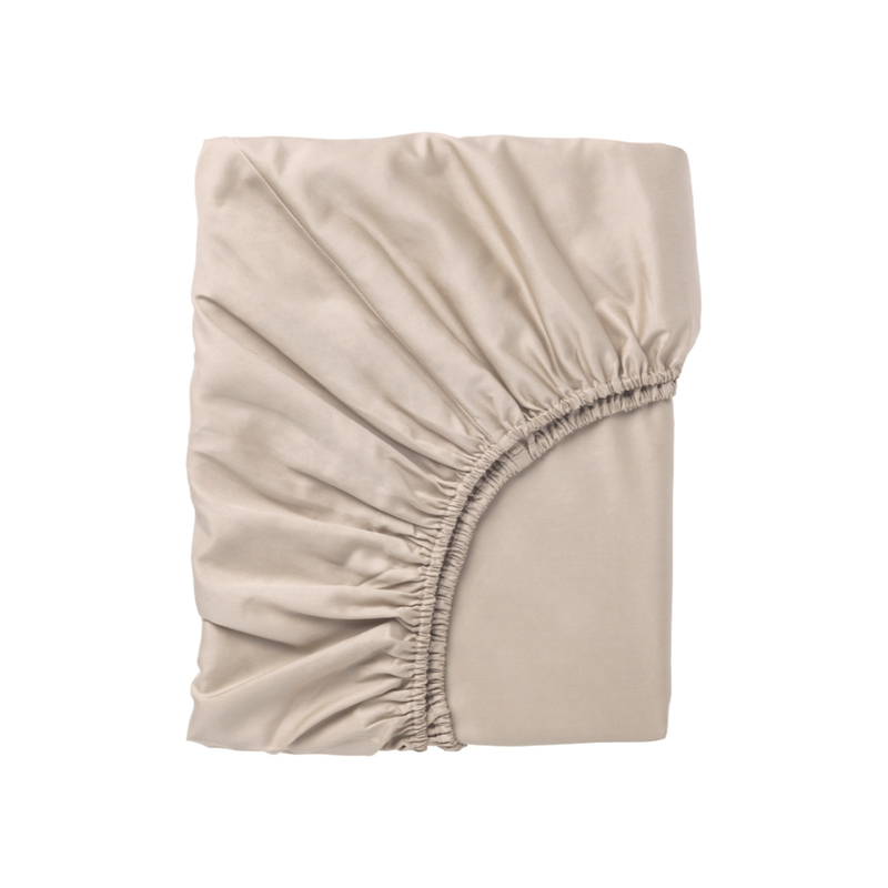 Fitted sheet, White 180x200 cm