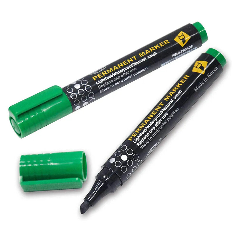 

Generic Fis Fis Permanent Markers - Broad 12 Pieces (green) - FSMKPB04GR