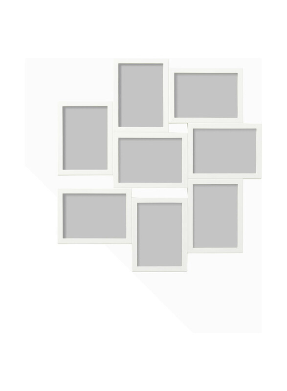 

Vaxbo Collage frame for 8 photos, white, 13x18 cm