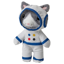 Soft Toy With Astronaut Suit Cat 28cm