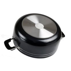 Kawashi'S Super Quality Non-Stick Dutch Oven With Glass-Lid 36Cm