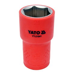 YATO Insulated Socket 1/2" 21mm VDE-1000V YT-21041