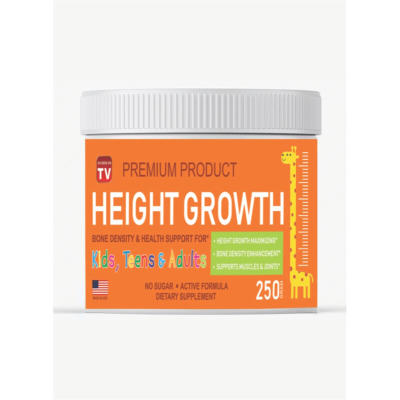 

AS SEEN ON TV Heigth Growth Kids, Teens & Adults Supports Muscles & Joints Powder 250gram