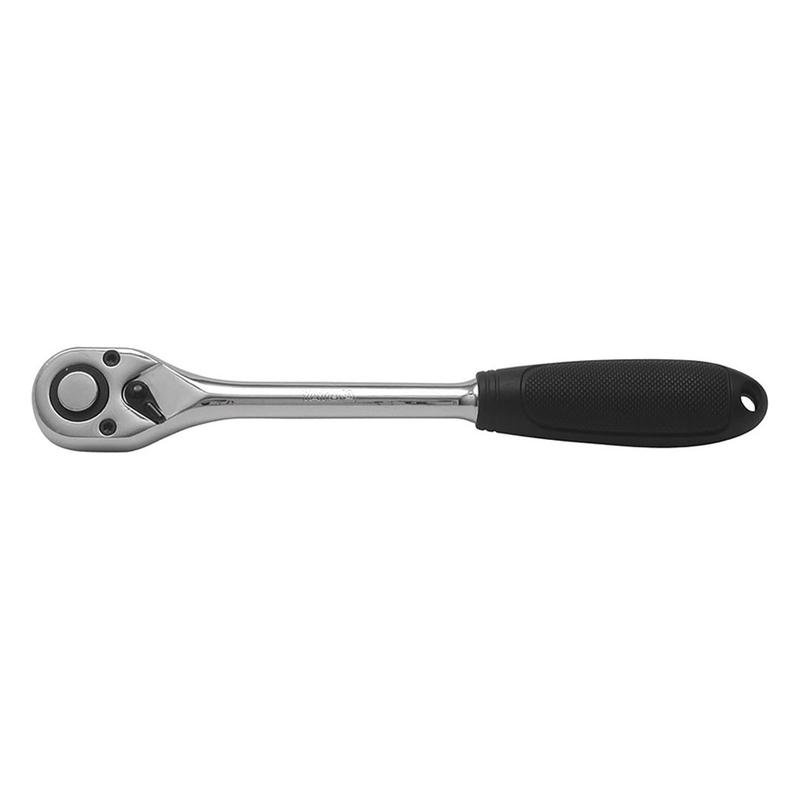 YATO Straight Ratchet Handle With Plastic Handle 1/2" - 72 T YT-0309 PL