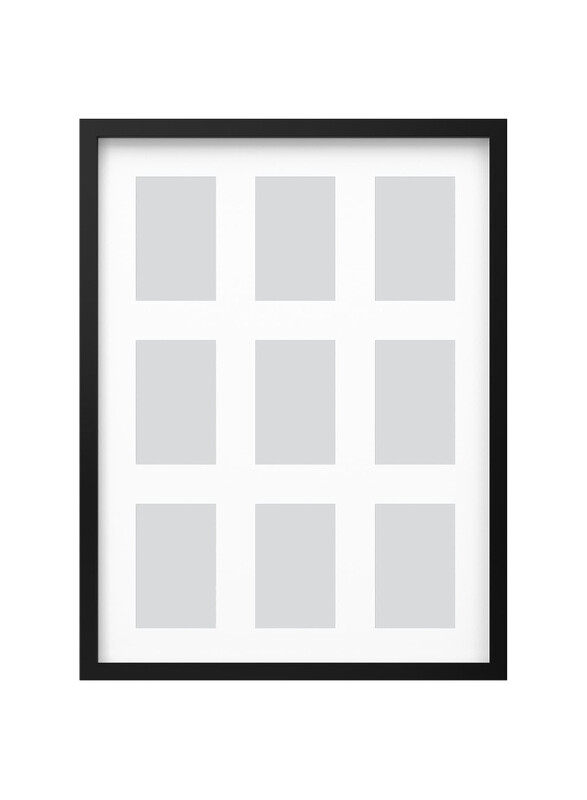 

Rodalm Frame for 9 pictures, black, 46x61 cm
