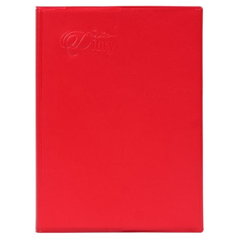 FIS 2024 Pocket Diary Arabic & English with PVC Soft Cover Red - FSDI09AE24RE