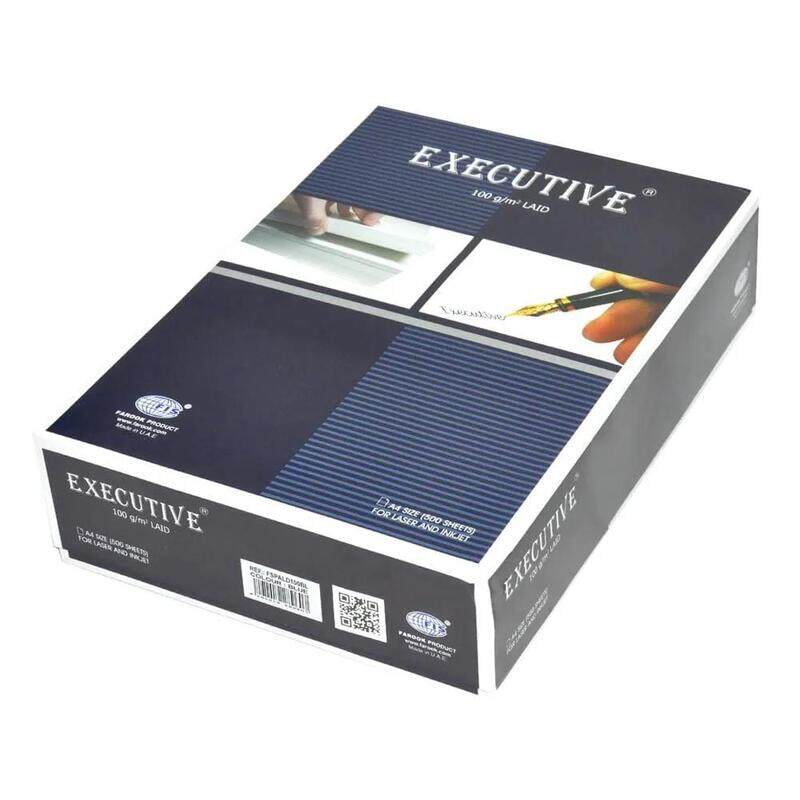 

Generic FIS A4 Executive Laid Bond Paper, 500 Sheets, 100gsm, Blue Color - FSPALD100BL