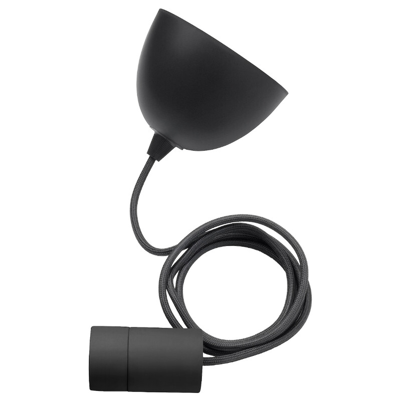 

Generic Cord Set Black Textile 1.8 M