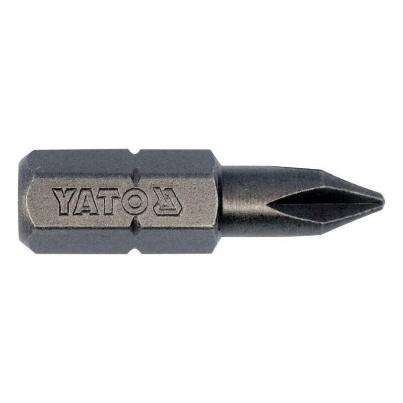 

YATO Screwdriver Bits 1/4"x25mm PH1 10pcs/Box YT-78131