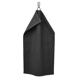 GULVIAL Hand towel, black, 40x70 cm