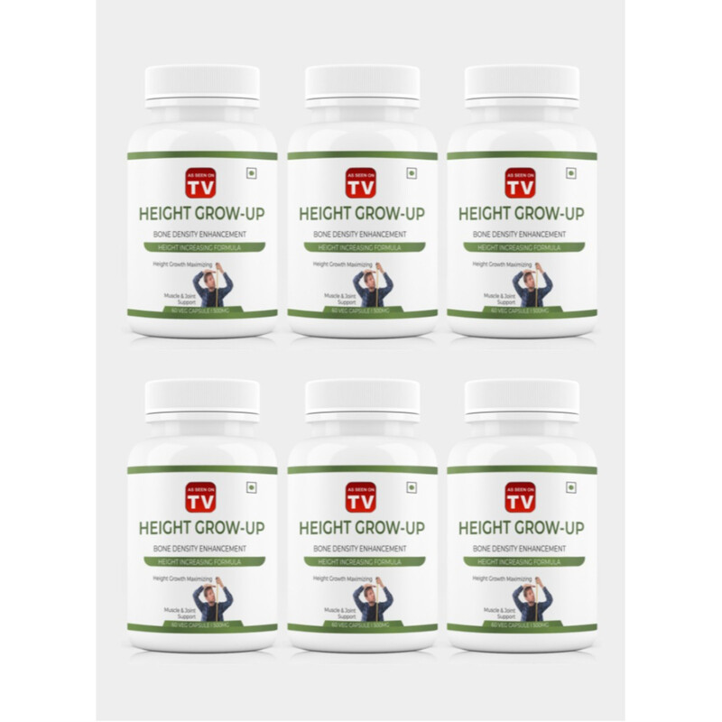 

AS SEEN ON TV Height Grow Up Bone Density Enhancement 60 Capsules 500mg of 6