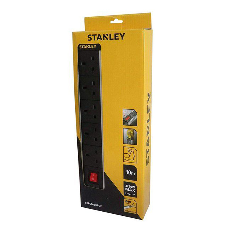 

Stanley Power Bar 4G/3Mtrs Universal Sockets (Alu Casing) SXECFE2BBFE