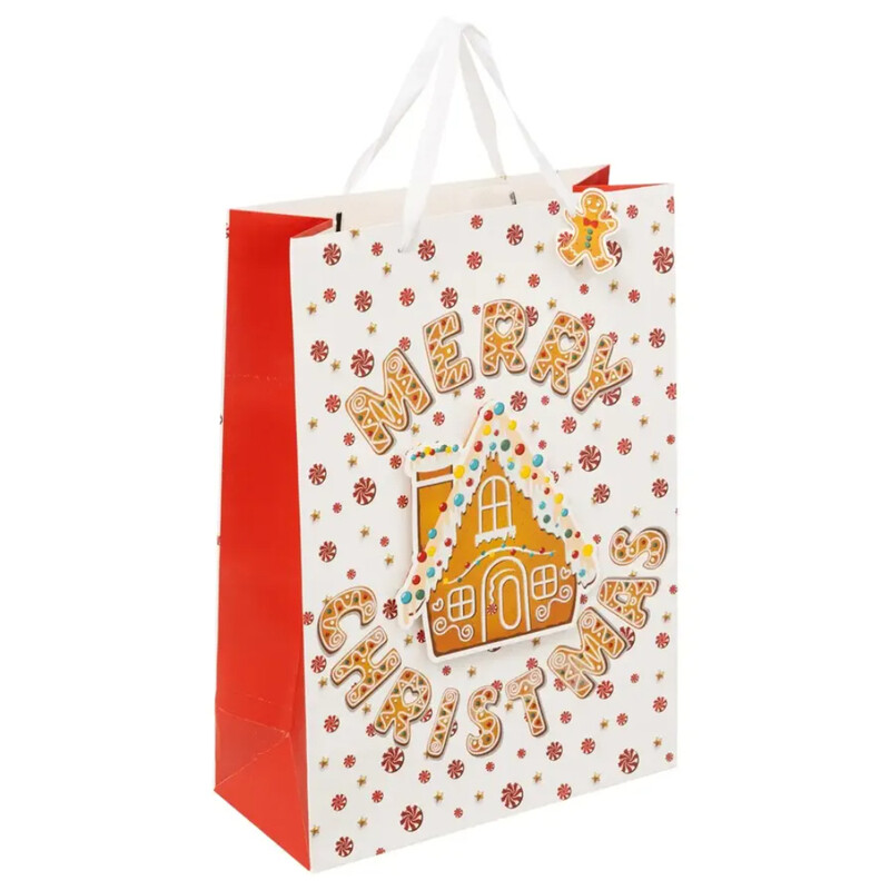 

Generic Christmas Atmosphera Gingerbread Gift Bag (Large)